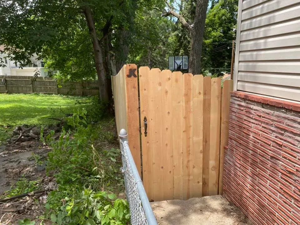 Completed Residential Project by JK Fencing in the Omaha area