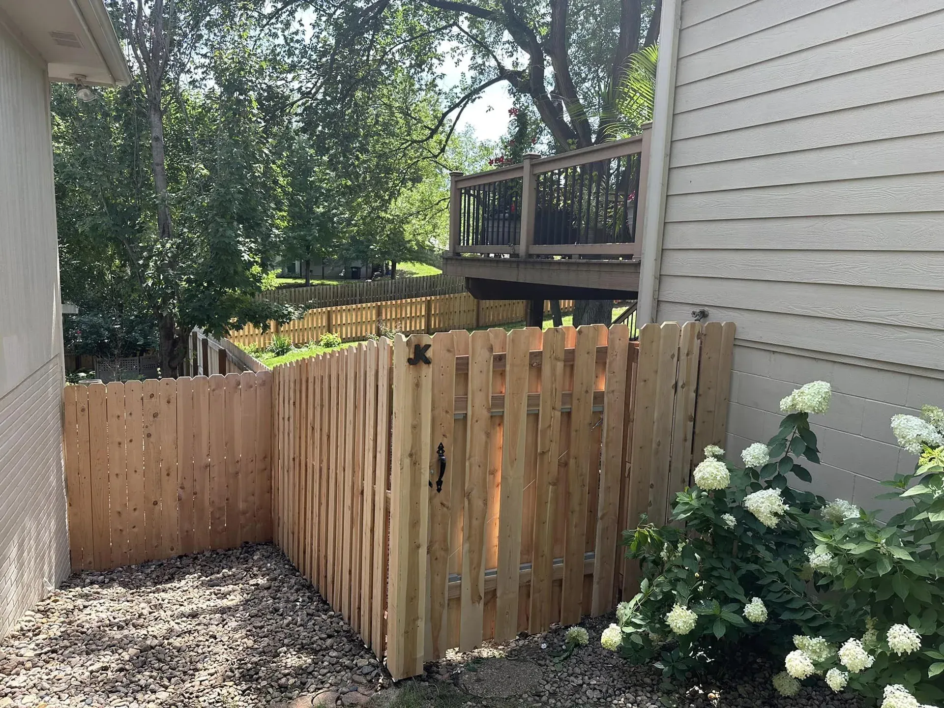 Fence Installation by JK Fencing in the Omaha area