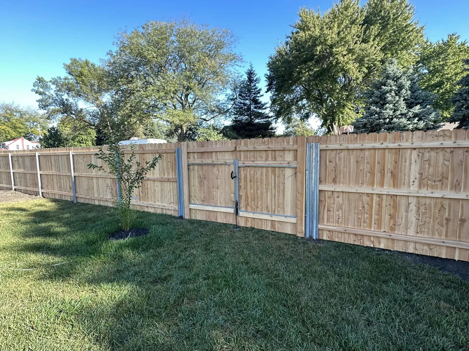 Commercial Fencing Project by JK Fencing in the Omaha area